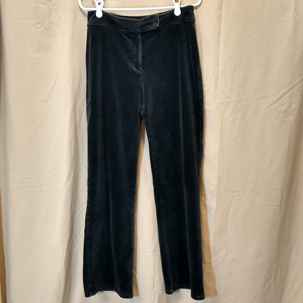 Isabella Bird Bootcut Black Pinwale Stretch Cord Pants, size 6